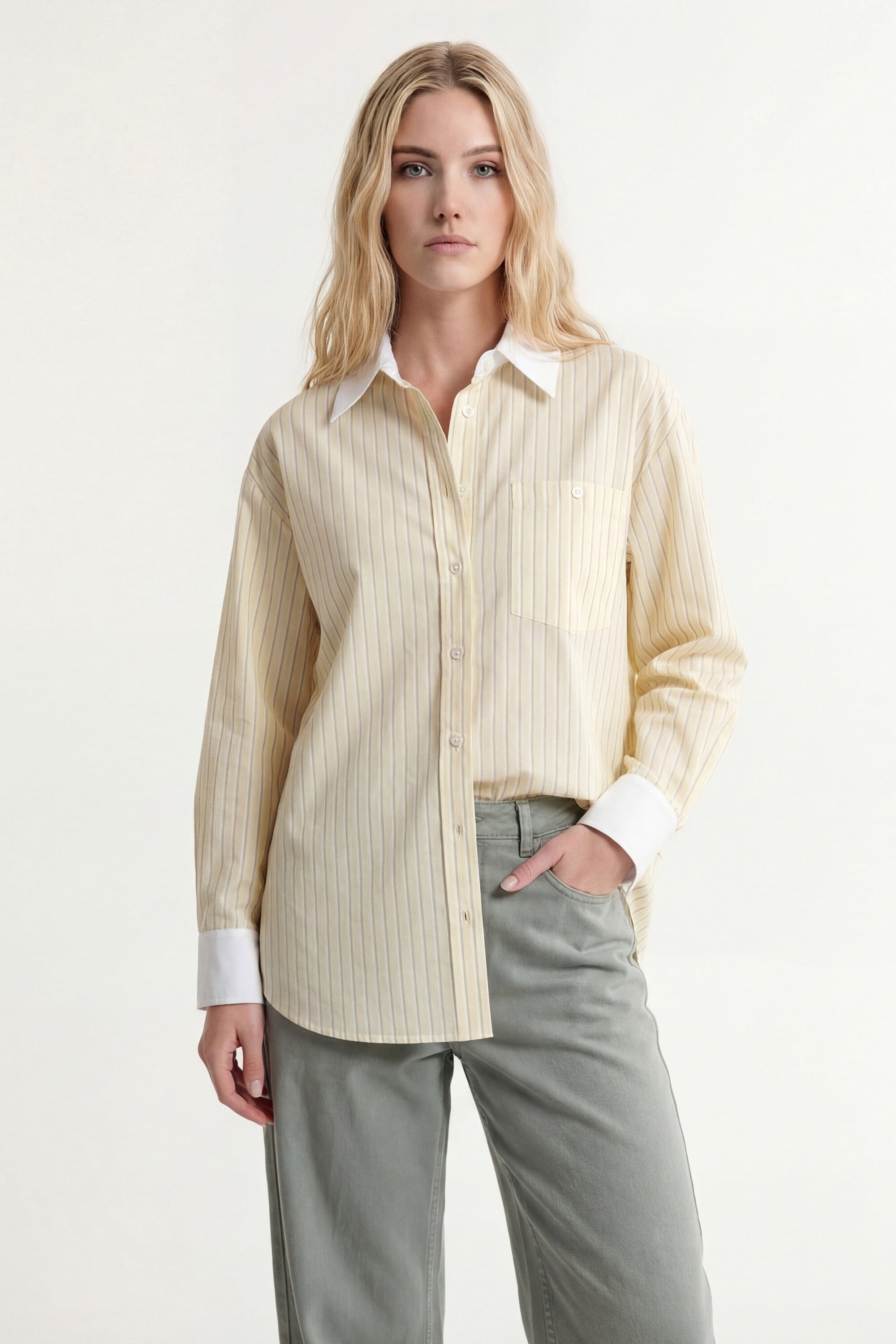 CHEMISIER - CHARLIE - JAUNE CHEMISIER NEW KOOKAI Mode Kookai