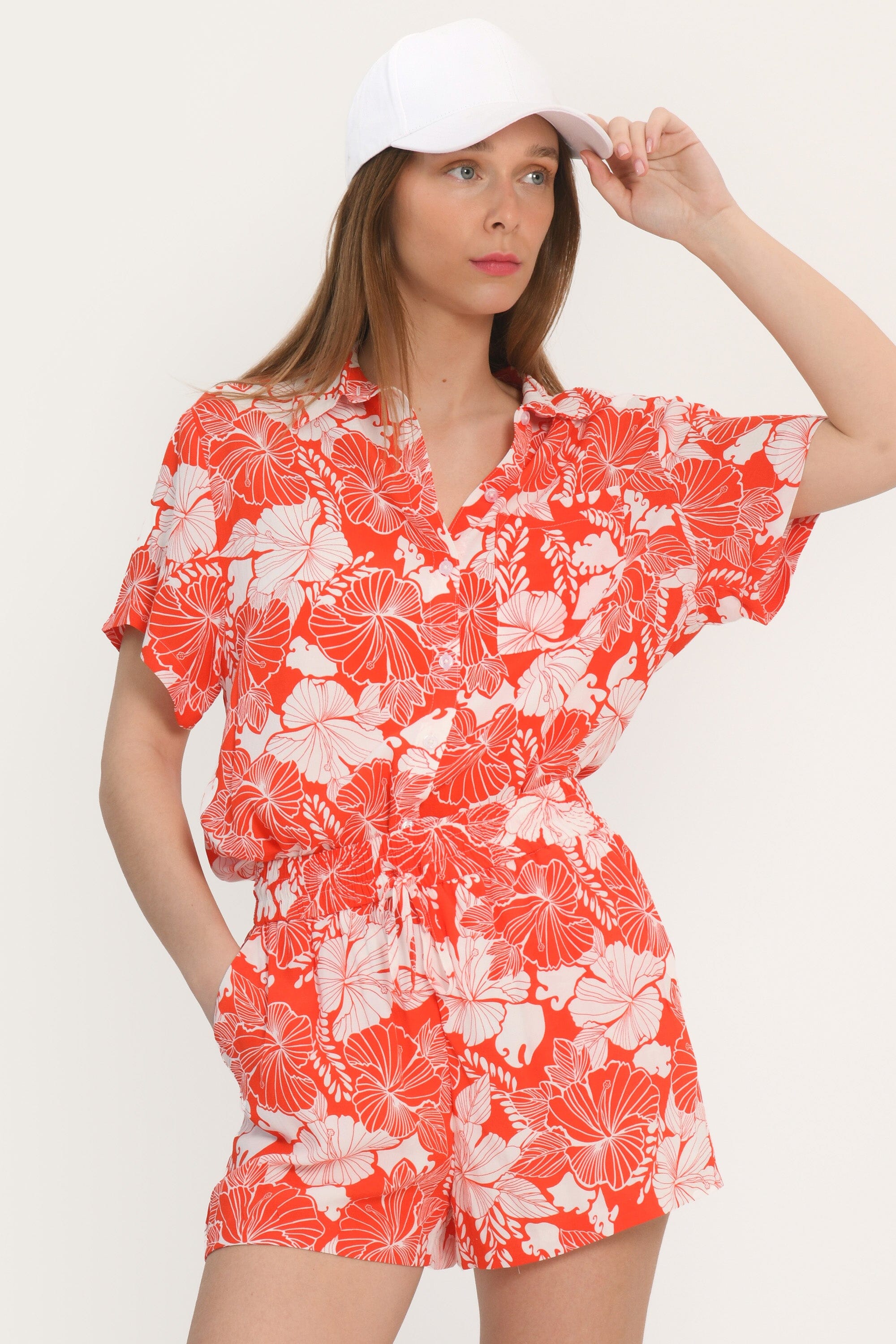 CHEMISIER MANCHES COURTES - ADELAIDE - ORANGE CHEMISIER NEW KOOKAI Mode Kookai