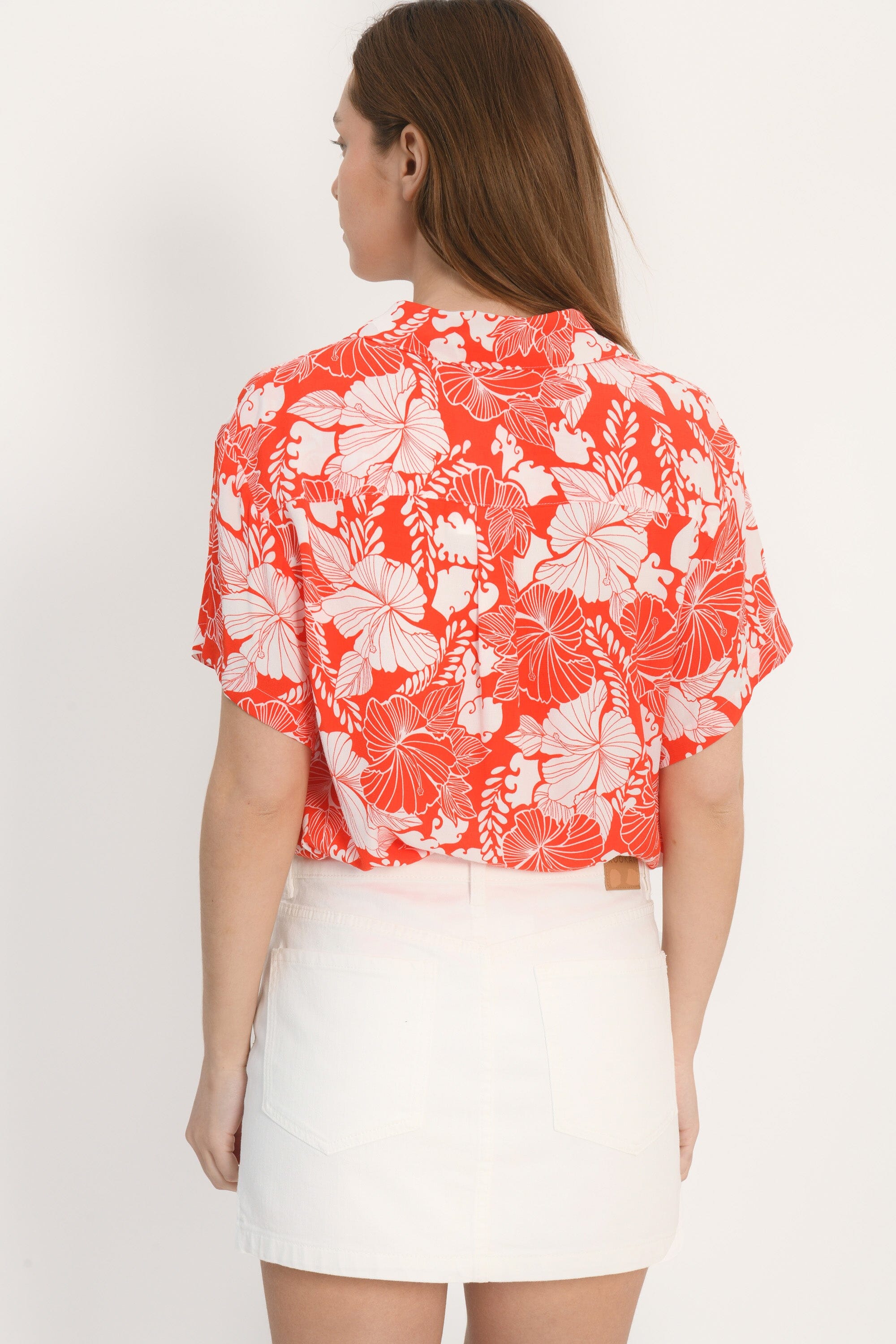 CHEMISIER MANCHES COURTES - ADELAIDE - ORANGE CHEMISIER NEW KOOKAI Mode Kookai