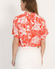 CHEMISIER MANCHES COURTES - ADELAIDE - ORANGE CHEMISIER NEW KOOKAI Mode Kookai