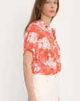 CHEMISIER MANCHES COURTES - ADELAIDE - ORANGE CHEMISIER NEW KOOKAI Mode Kookai