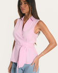 CHEMISIER SANS MANCHES - AUSTIN - ROSE CHEMISIER NEW KOOKAI Mode Kookai