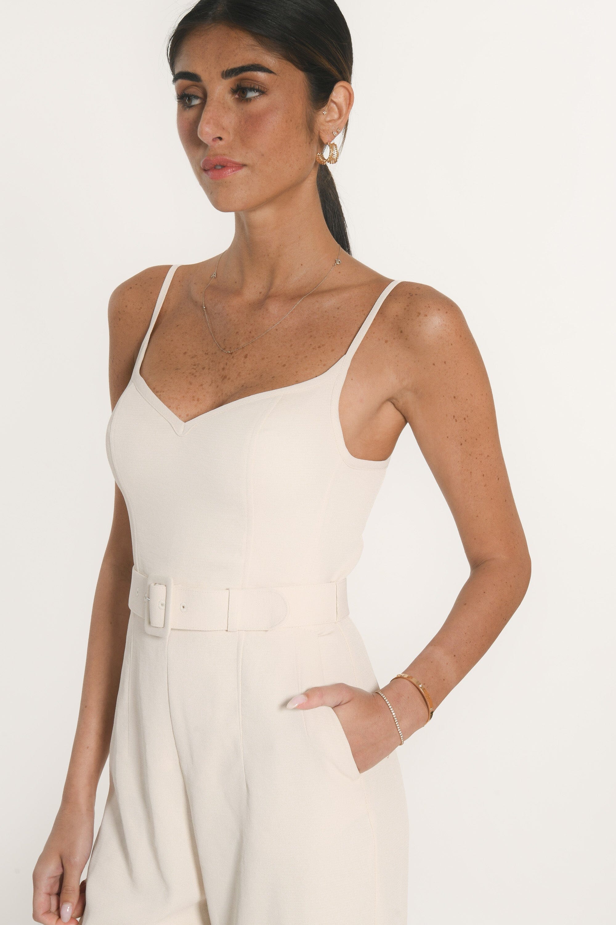 COMBINAISON - ALBA - CREME PANTALON NEW KOOKAI Mode Kookai