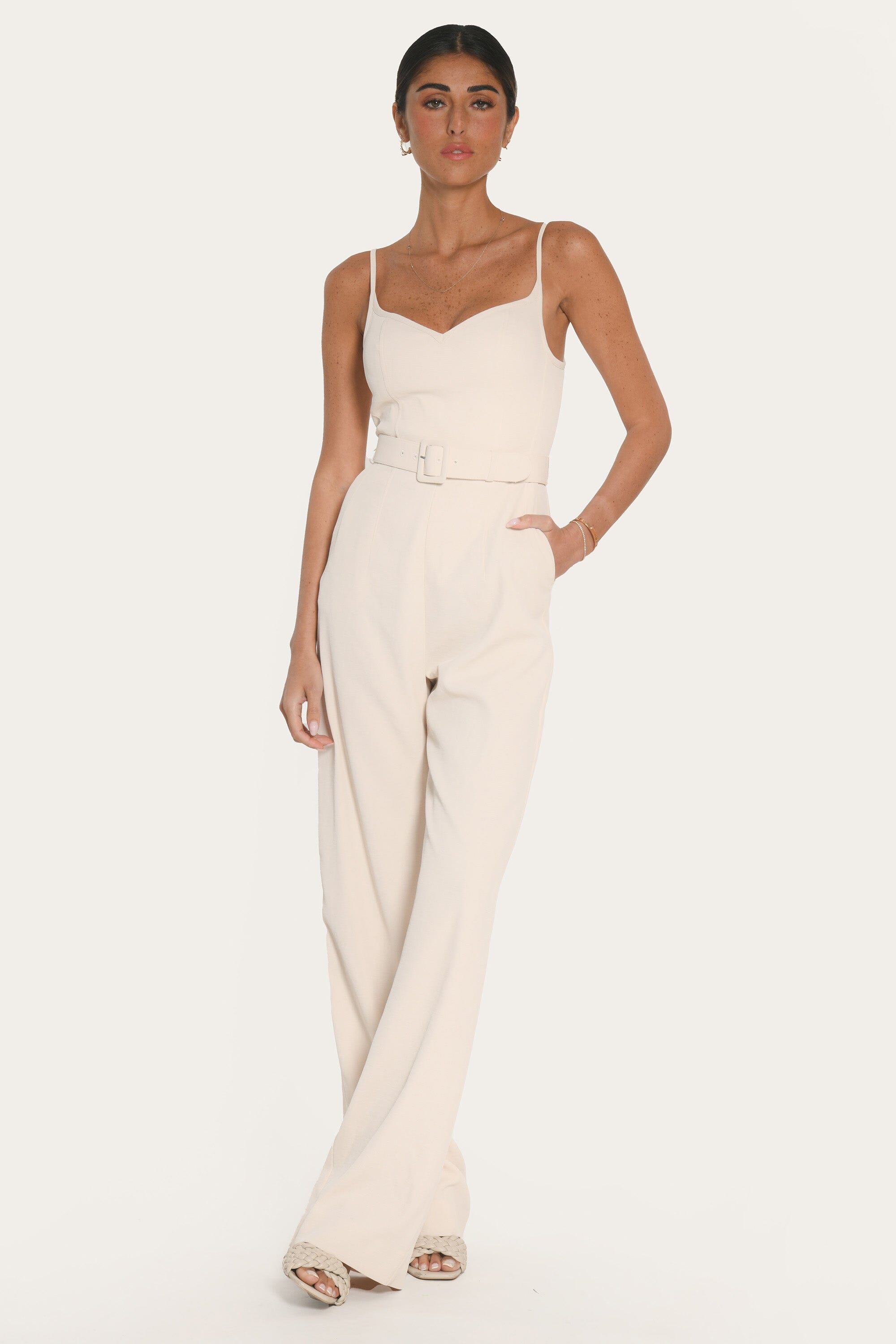 COMBINAISON - ALBA - CREME PANTALON NEW KOOKAI Mode Kookai