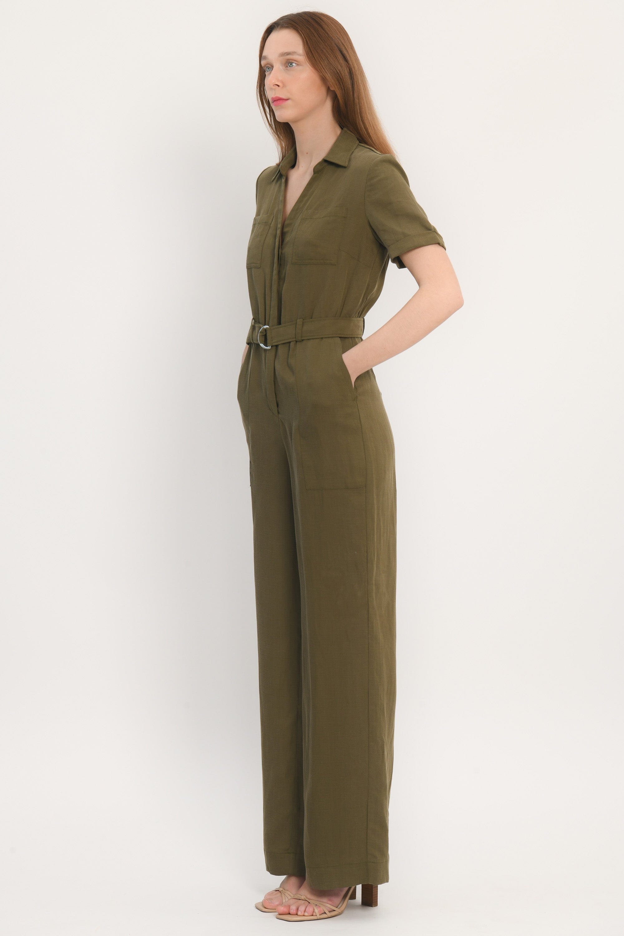 COMBINAISON - ARIANE - KHAKI PANTALON NEW KOOKAI Mode Kookai