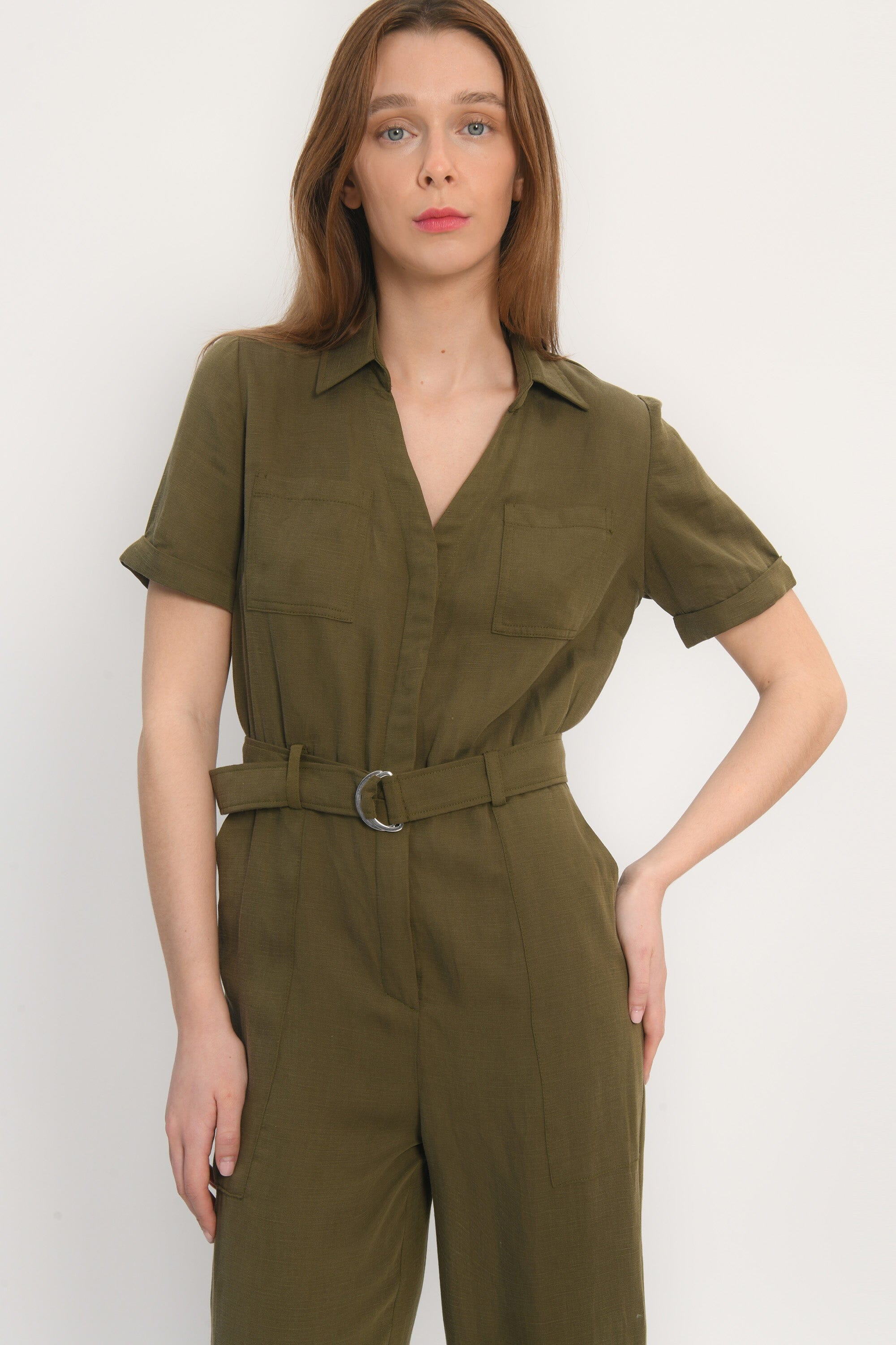 COMBINAISON - ARIANE - KHAKI PANTALON NEW KOOKAI Mode Kookai