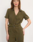 COMBINAISON - ARIANE - KHAKI PANTALON NEW KOOKAI Mode Kookai