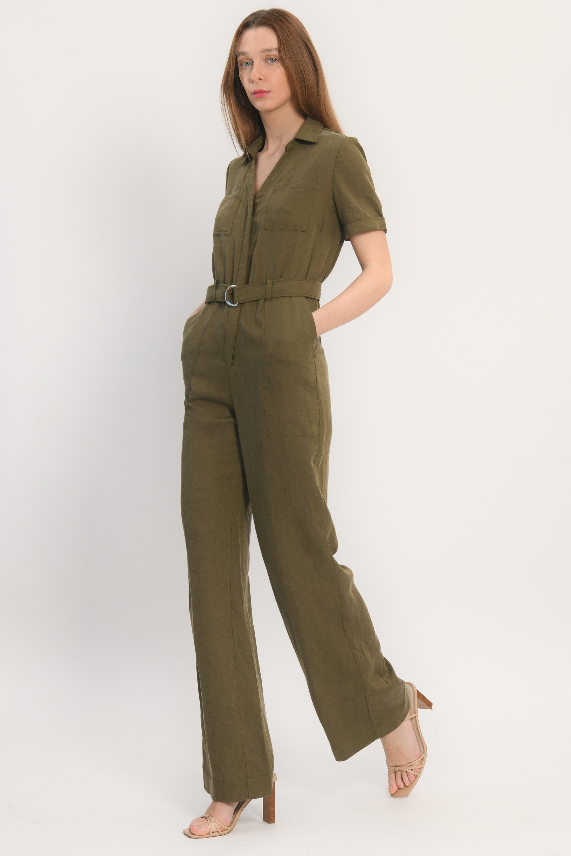 COMBINAISON - ARIANE - KHAKI PANTALON NEW KOOKAI Mode Kookai