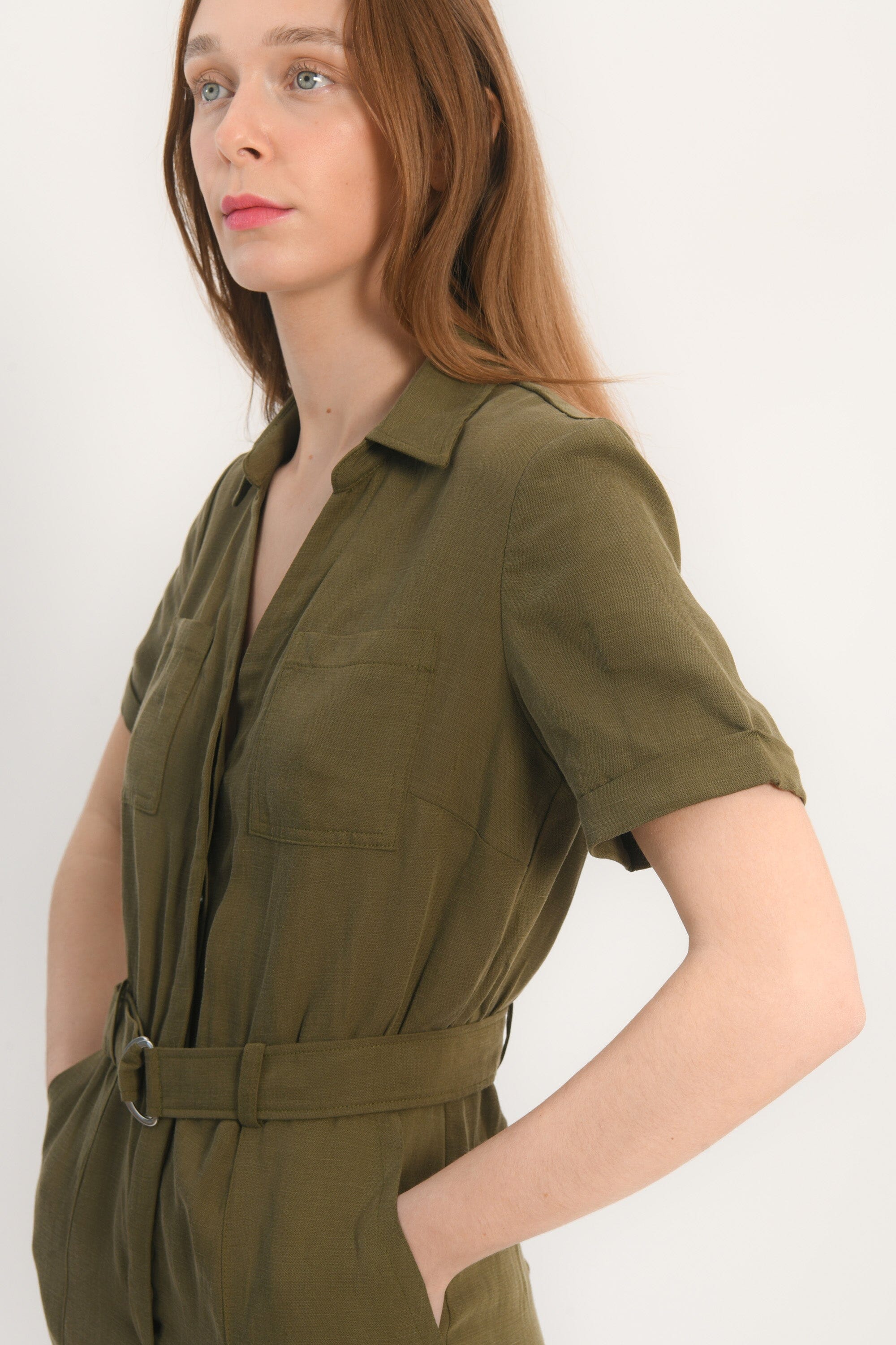 COMBINAISON - ARIANE - KHAKI PANTALON NEW KOOKAI Mode Kookai