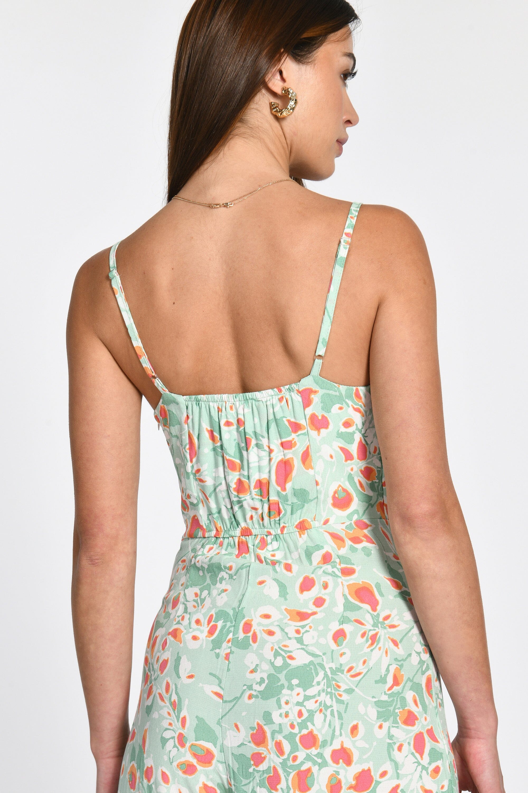 COMBINAISON IMPRIMÉE ROSANNA MULTI VERT PANTALON KOOKAI Mode Kookai