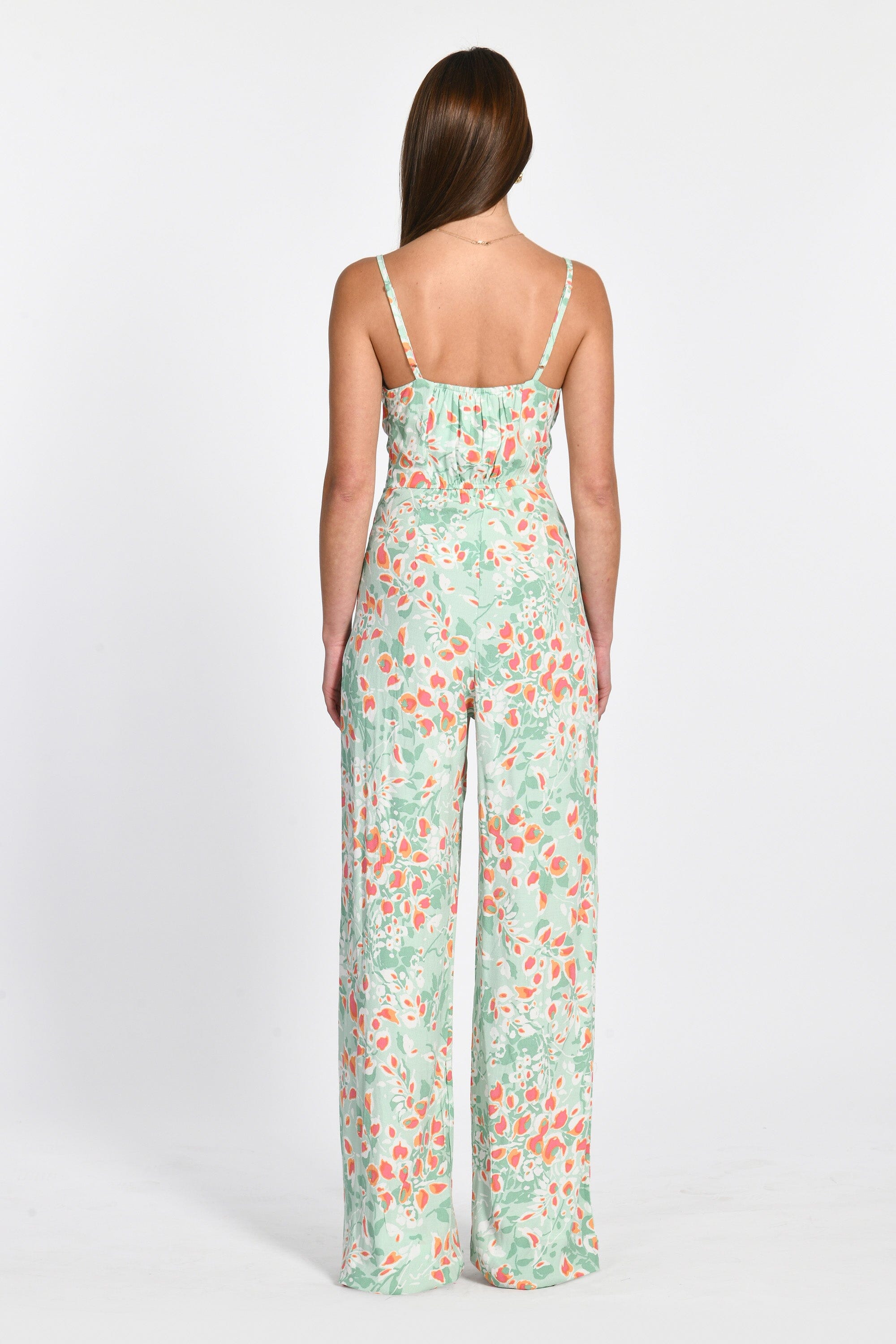 COMBINAISON IMPRIMÉE ROSANNA MULTI VERT PANTALON KOOKAI Mode Kookai