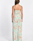 COMBINAISON IMPRIMÉE ROSANNA MULTI VERT PANTALON KOOKAI Mode Kookai