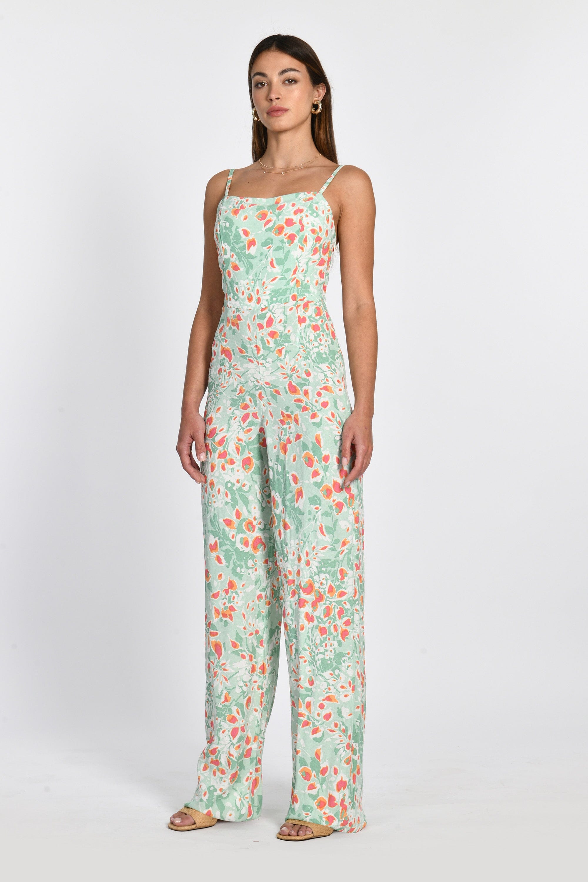 COMBINAISON IMPRIMÉE ROSANNA MULTI VERT PANTALON KOOKAI Mode Kookai