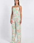 COMBINAISON IMPRIMÉE ROSANNA MULTI VERT PANTALON KOOKAI Mode Kookai