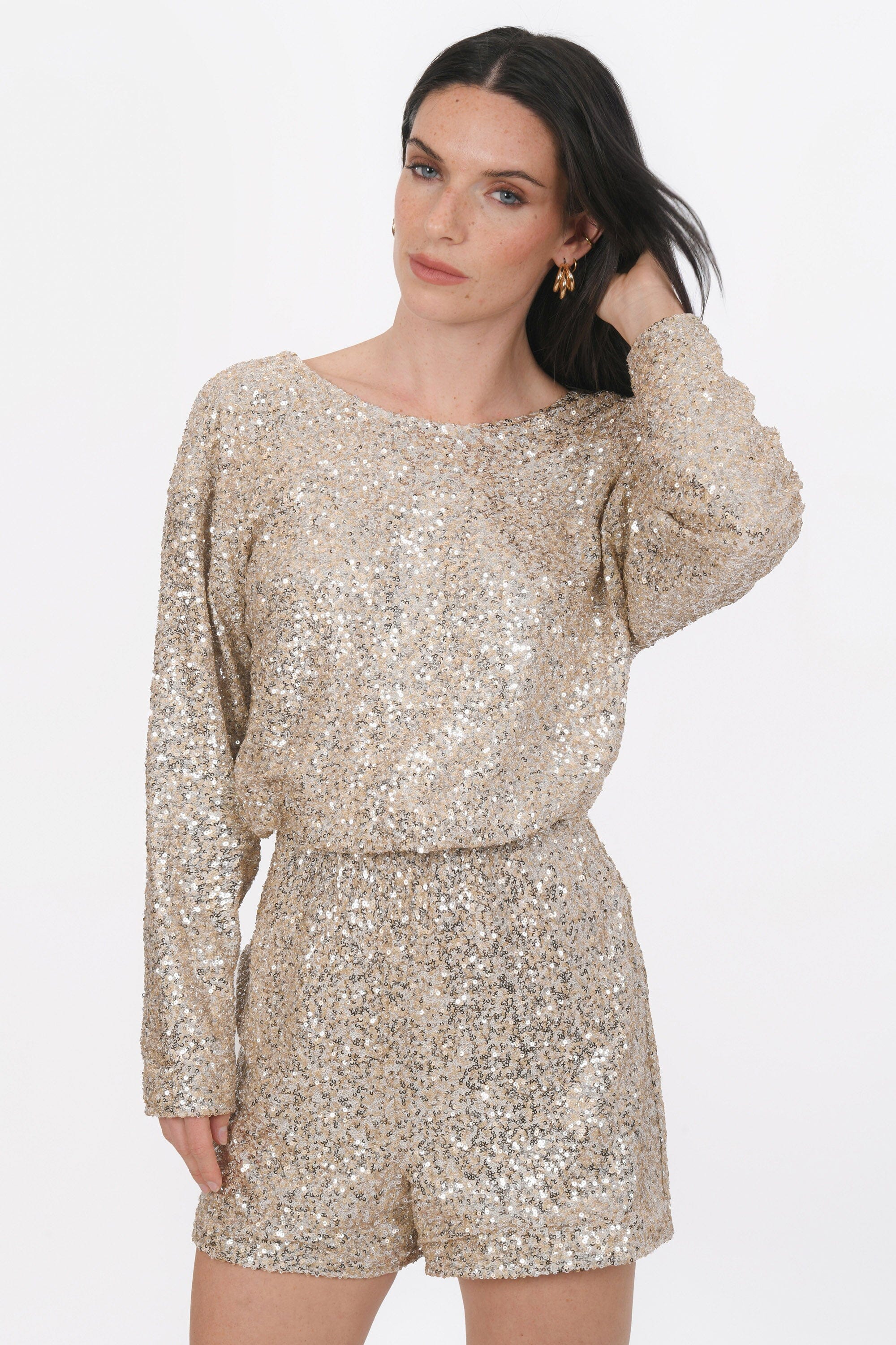 COMBISHORT - BELAMI - SILVER PANTALON NEW KOOKAI Mode Kookai