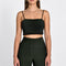 CROP TOP BRETELLES JULIA NOIR TEE SHIRT KOOKAI Mode Kookai