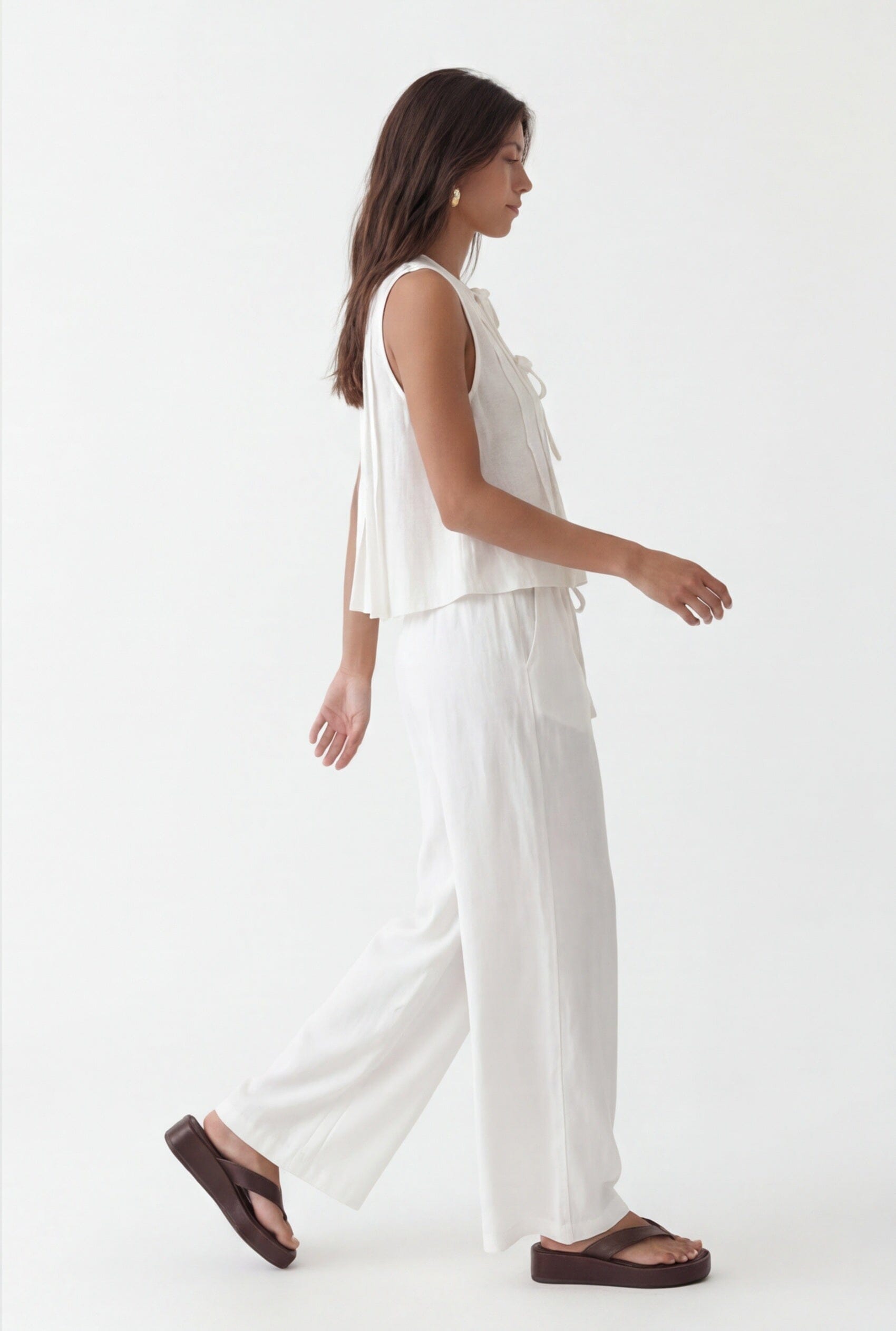 CROP TOP - CALETA - ECRU TOP NEW KOOKAI Mode Kookai