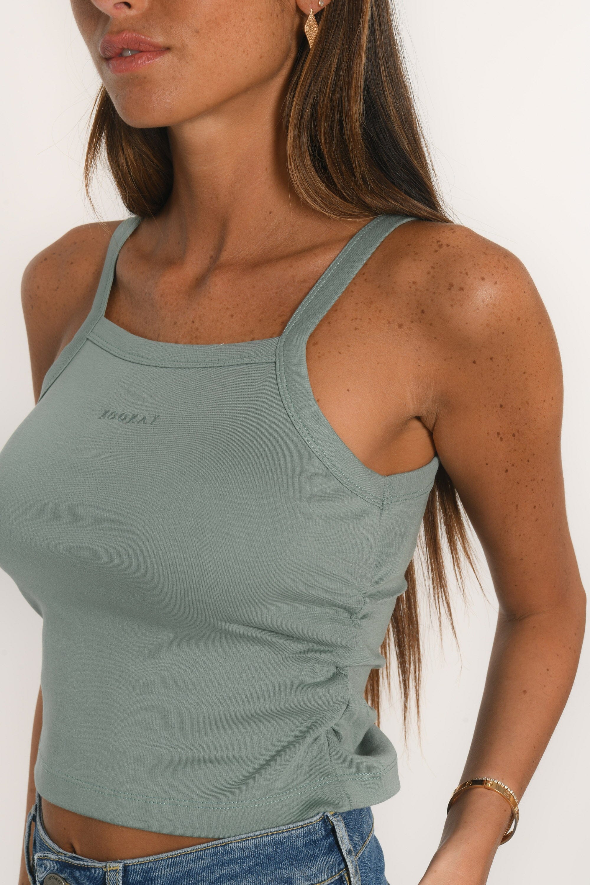 DEBARDEUR - ALISSON - SAUGE TEE SHIRT KOOKAI Mode Kookai