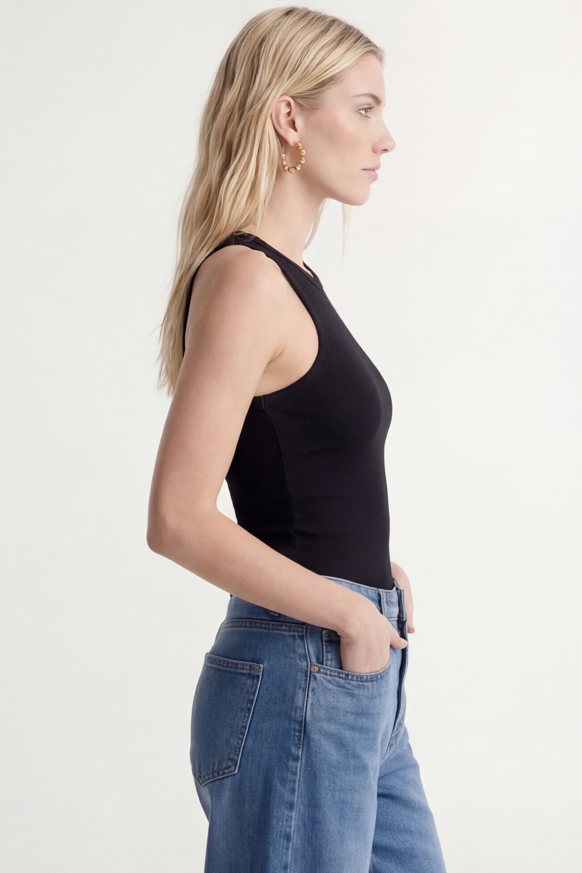 DEBARDEUR - CARISSA - NOIR TEE SHIRT NEW KOOKAI Mode Kookai