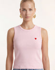 DEBARDEUR - COEUR - ROSE TEE SHIRT NEW KOOKAI Mode Kookai