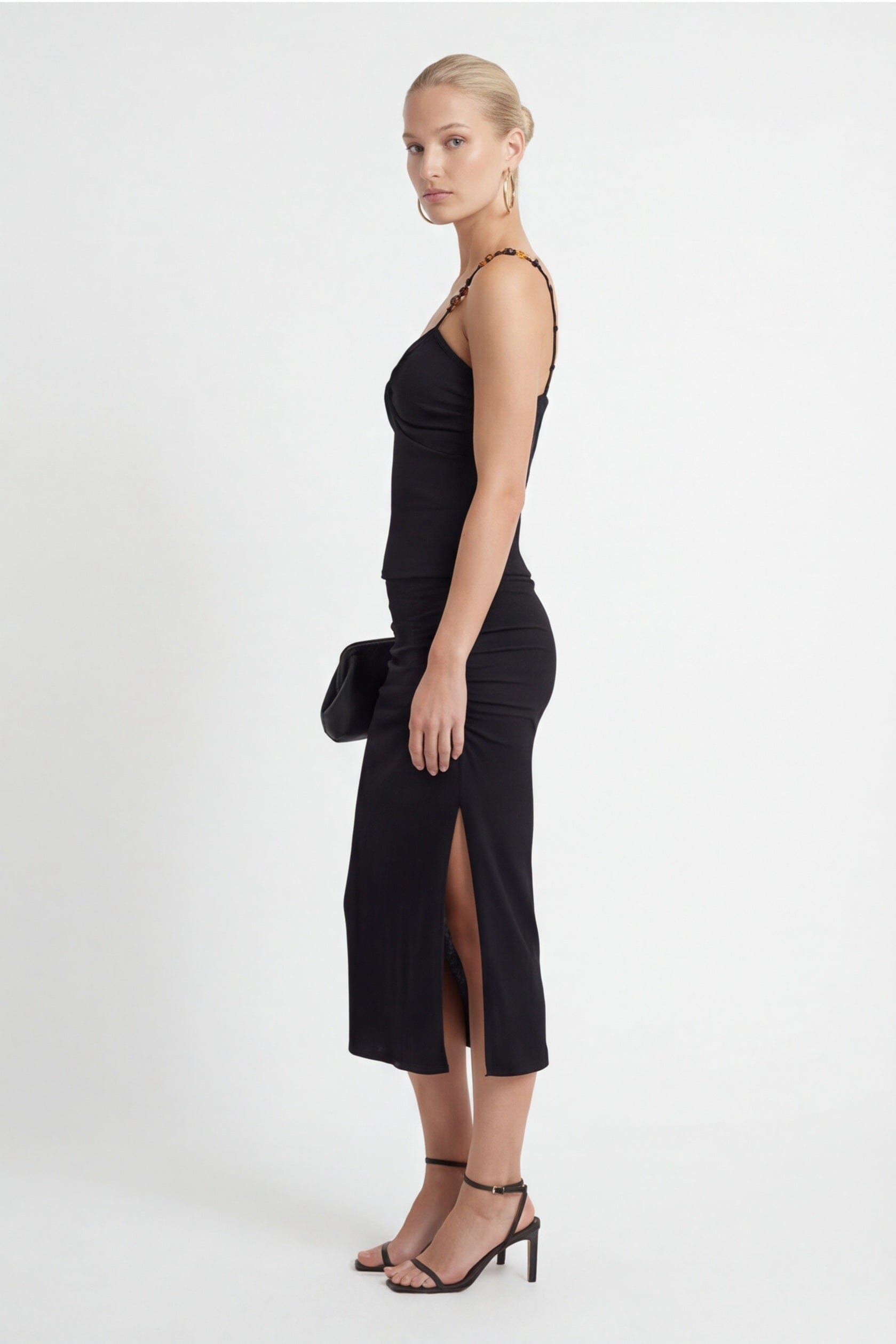DEBARDEUR - COSIMA - NOIR TEE SHIRT NEW KOOKAI Mode Kookai