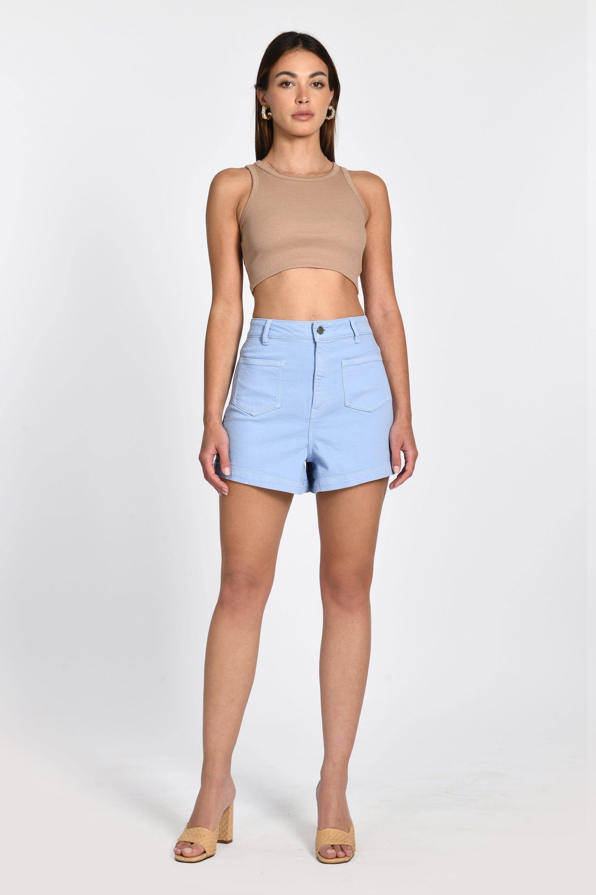 DEBARDEUR CÔTELÉ CHLOÉ BEIGE TEE SHIRT KOOKAI Mode Kookai