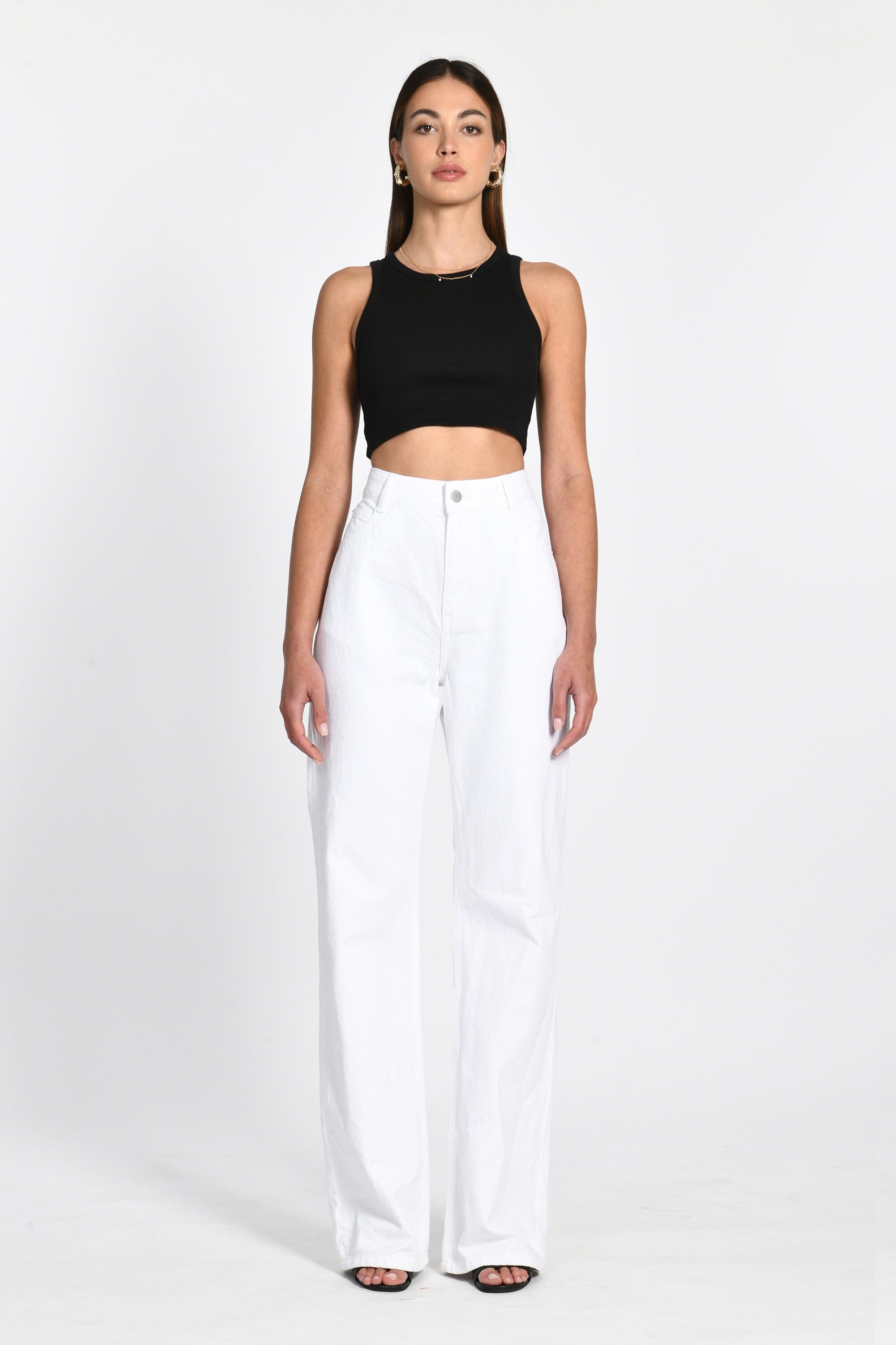 DEBARDEUR CÔTELÉ CHLOÉ NOIR TEE SHIRT KOOKAI Mode Kookai