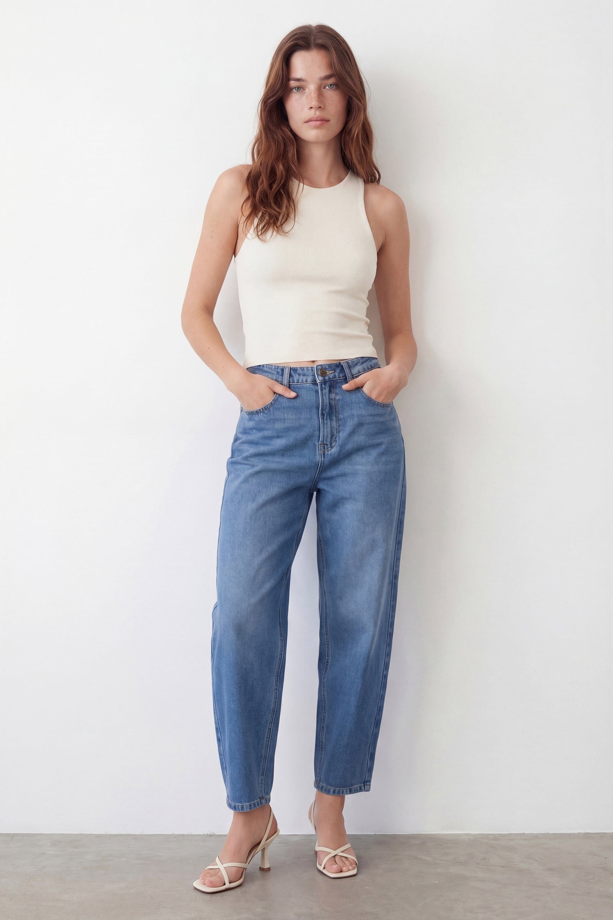 DEBARDEUR - JULIETTE - ECRU TEE SHIRT NEW KOOKAI Mode Kookai