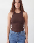 DEBARDEUR - JULIETTE - ESPRESSO TEE SHIRT NEW KOOKAI Mode Kookai