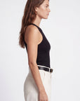 DEBARDEUR - JULIETTE - NOIR TEE SHIRT NEW KOOKAI Mode Kookai