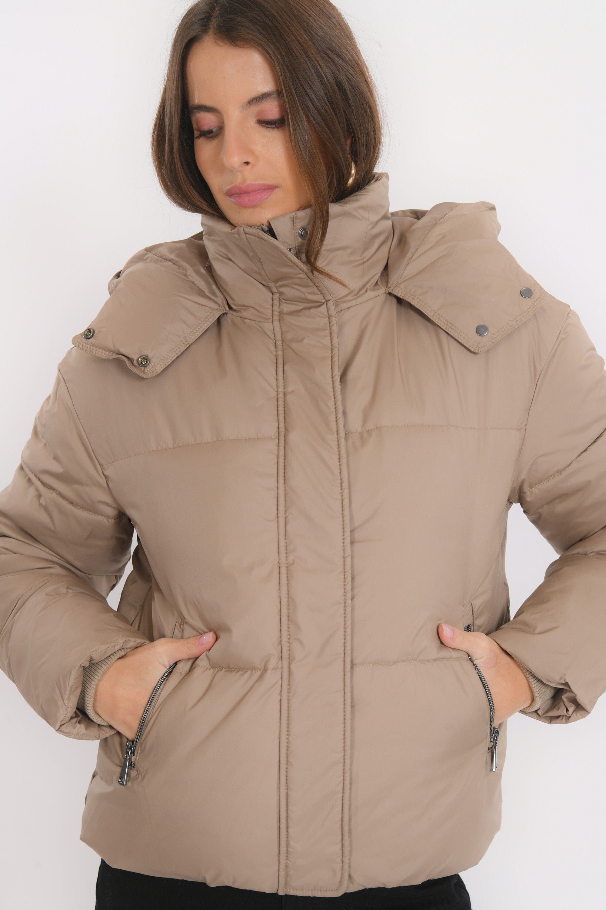 DOUDOUNE - BAXTER - BEIGE MANTEAU NEW KOOKAI Mode Kookai