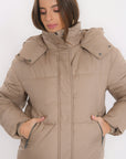 DOUDOUNE - BAXTER - BEIGE MANTEAU NEW KOOKAI Mode Kookai