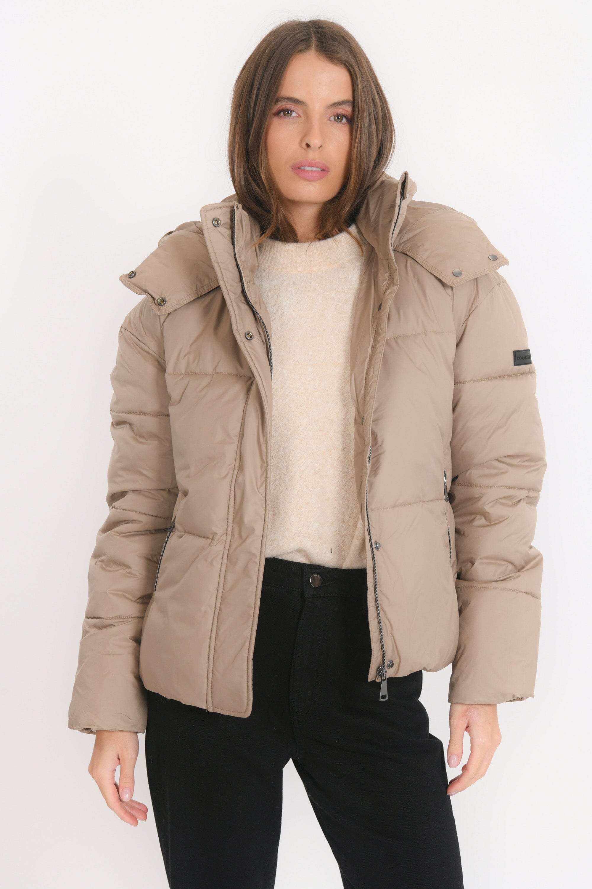 DOUDOUNE - BAXTER - BEIGE MANTEAU NEW KOOKAI Mode Kookai