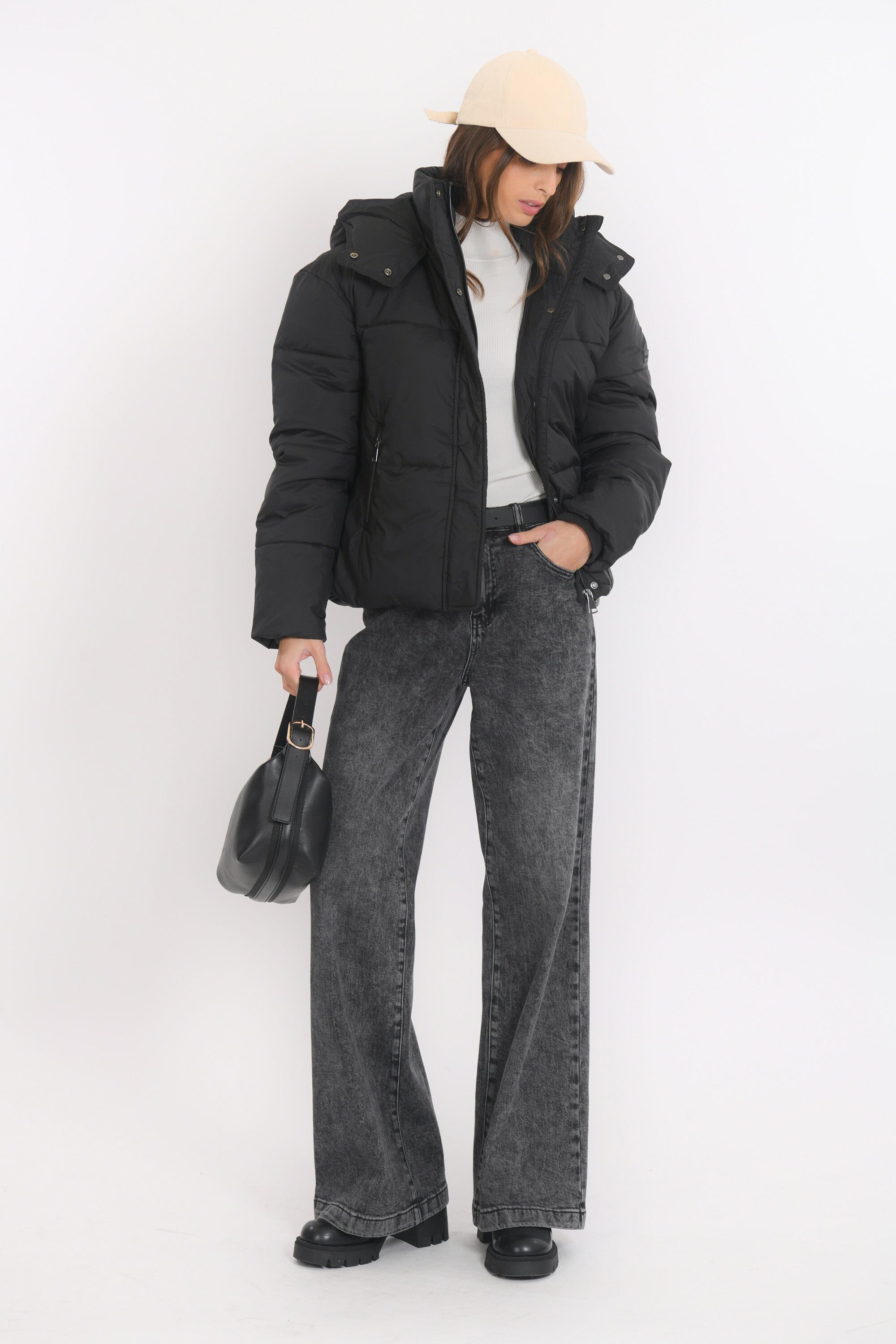 DOUDOUNE - BAXTER - NOIR MANTEAU NEW KOOKAI Mode Kookai