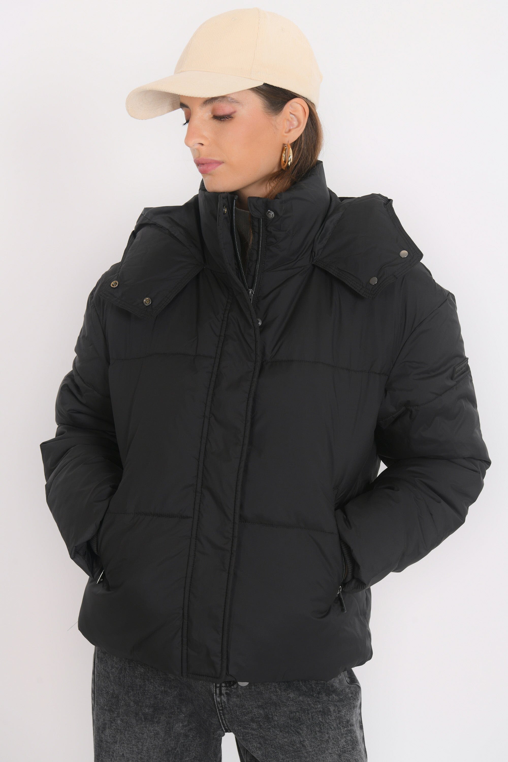 DOUDOUNE - BAXTER - NOIR MANTEAU NEW KOOKAI Mode Kookai