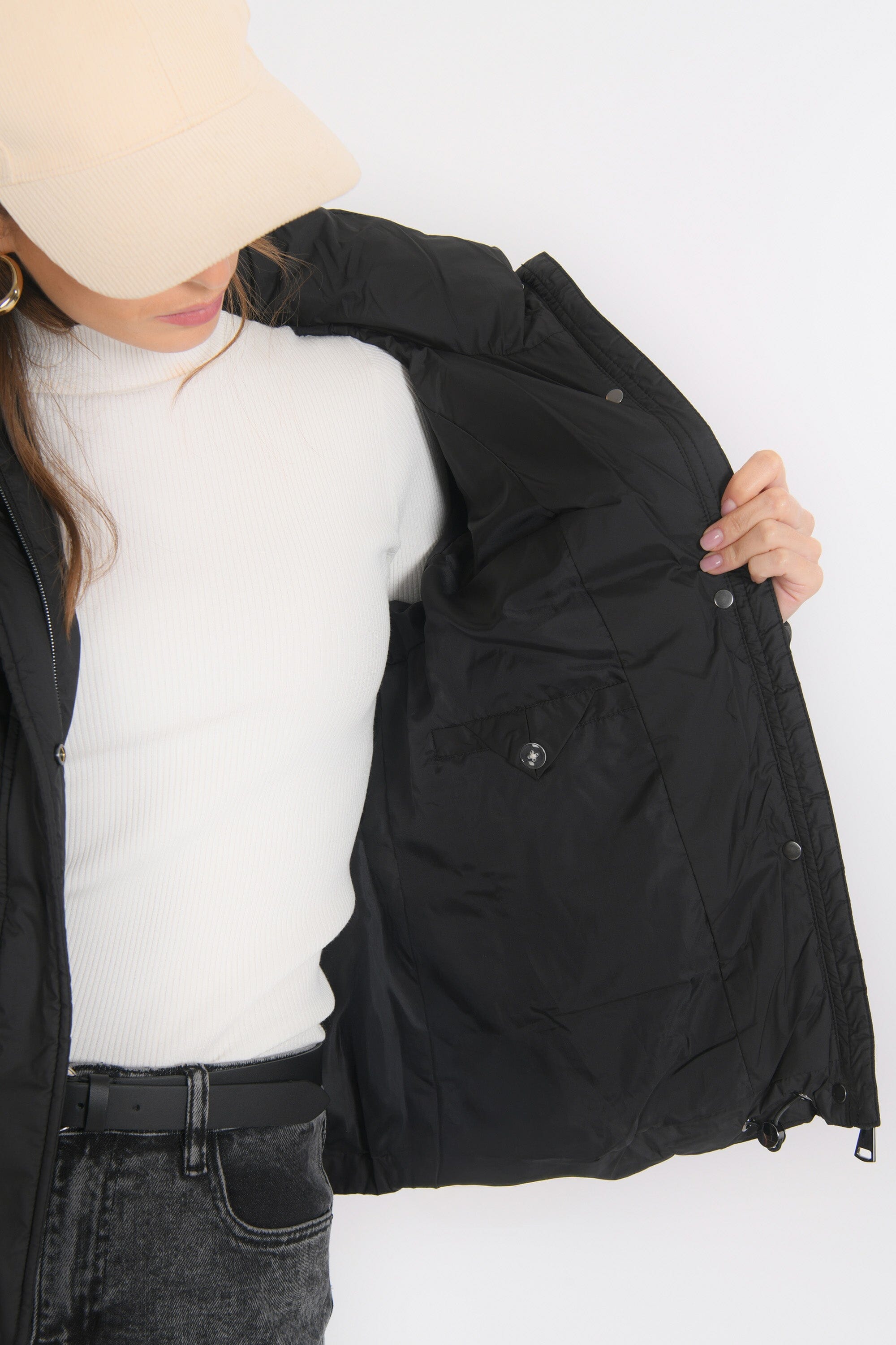 DOUDOUNE - BAXTER - NOIR MANTEAU NEW KOOKAI Mode Kookai