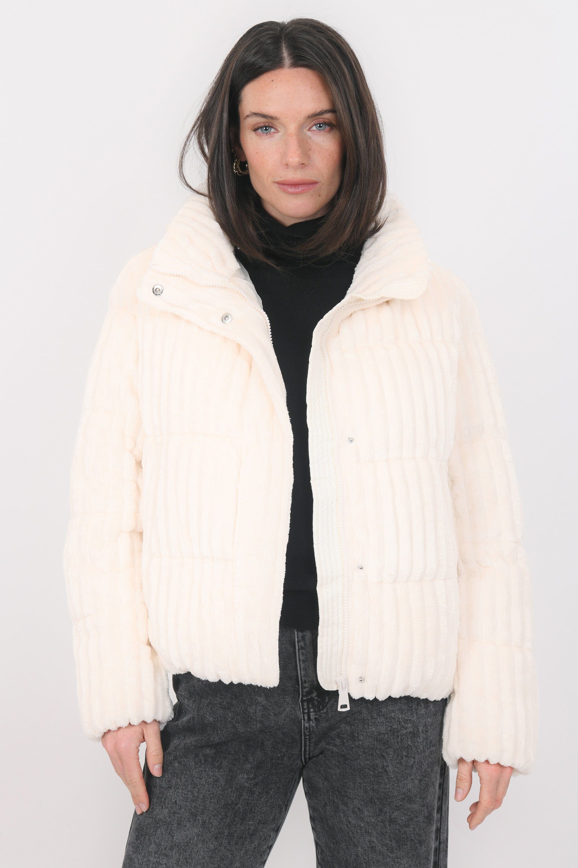 DOUDOUNE - BRYAN - CREME MANTEAU NEW KOOKAI Mode Kookai