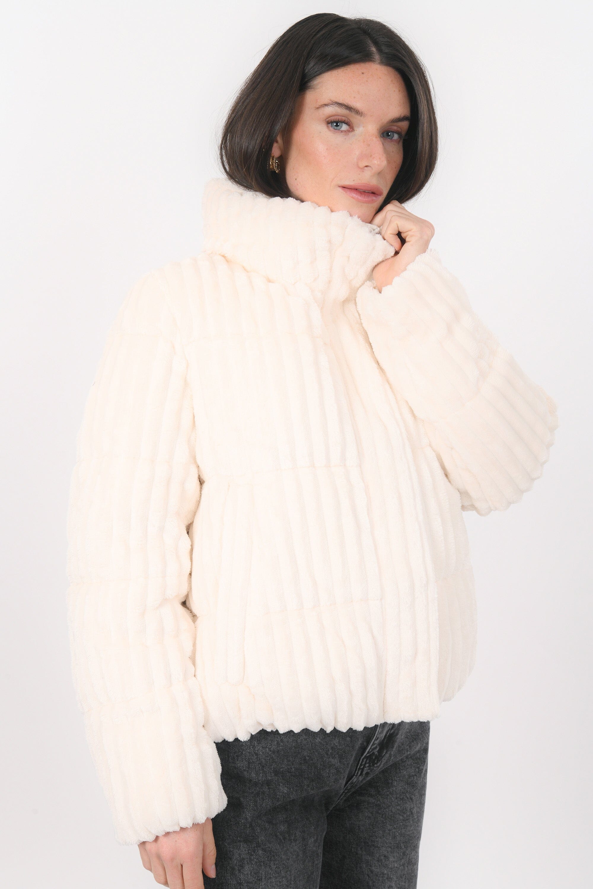 DOUDOUNE - BRYAN - CREME MANTEAU NEW KOOKAI Mode Kookai