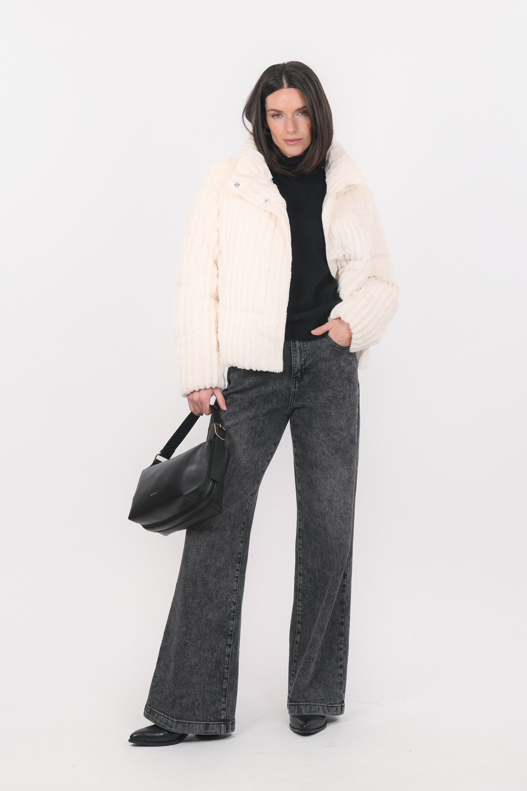 DOUDOUNE - BRYAN - CREME MANTEAU NEW KOOKAI Mode Kookai