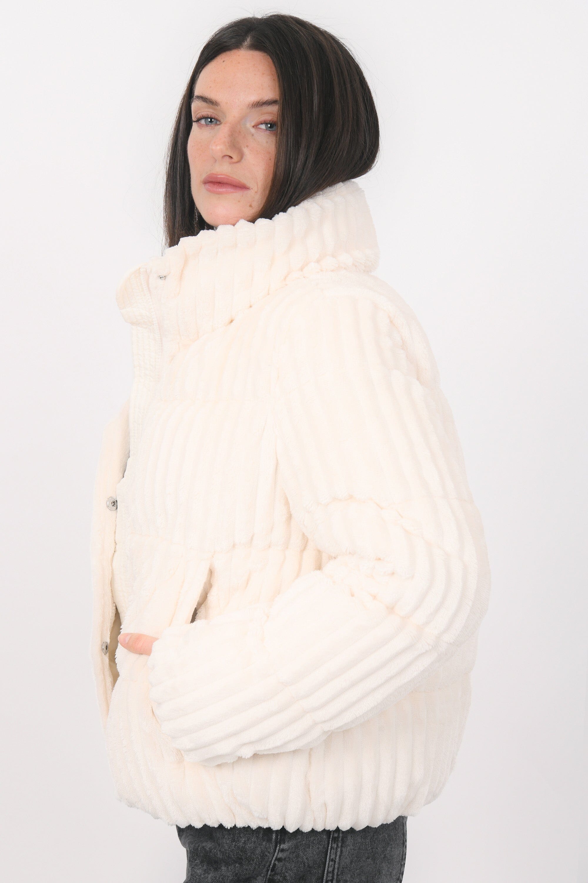 DOUDOUNE - BRYAN - CREME MANTEAU NEW KOOKAI Mode Kookai