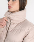 DOUDOUNE COURTE KAREN BEIGE MANTEAU KOOKAI Mode Kookai