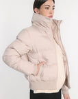 DOUDOUNE COURTE KAREN BEIGE MANTEAU KOOKAI Mode Kookai
