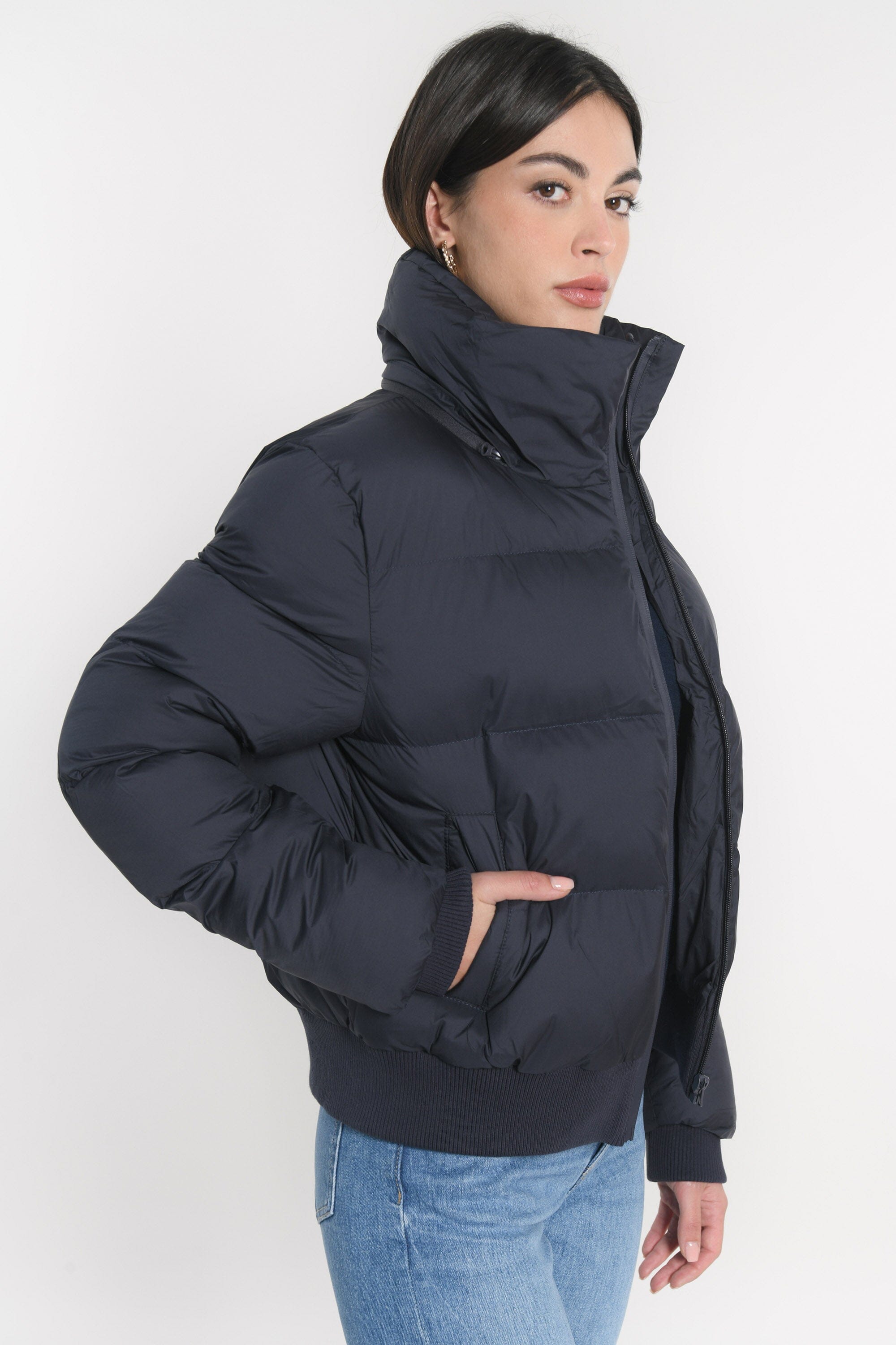 DOUDOUNE COURTE KAREN MARINE MANTEAU KOOKAI Mode Kookai