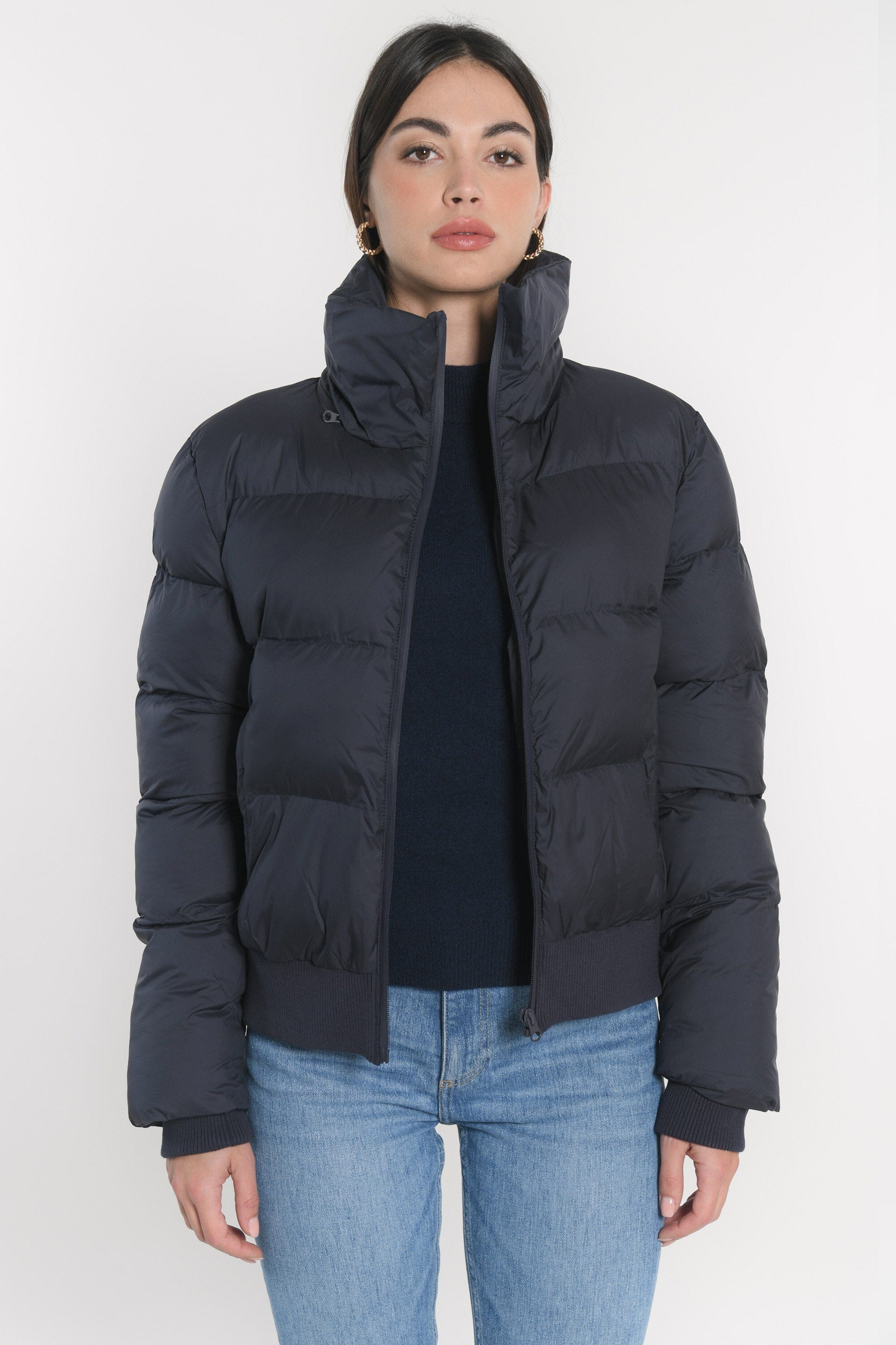 DOUDOUNE COURTE KAREN MARINE MANTEAU KOOKAI Mode Kookai
