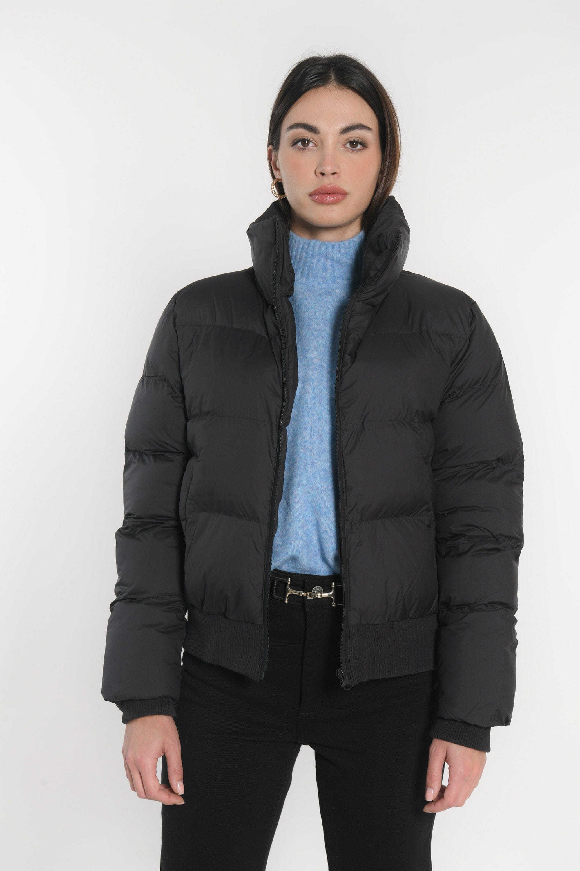 DOUDOUNE COURTE KAREN NOIR MANTEAU KOOKAI Mode Kookai