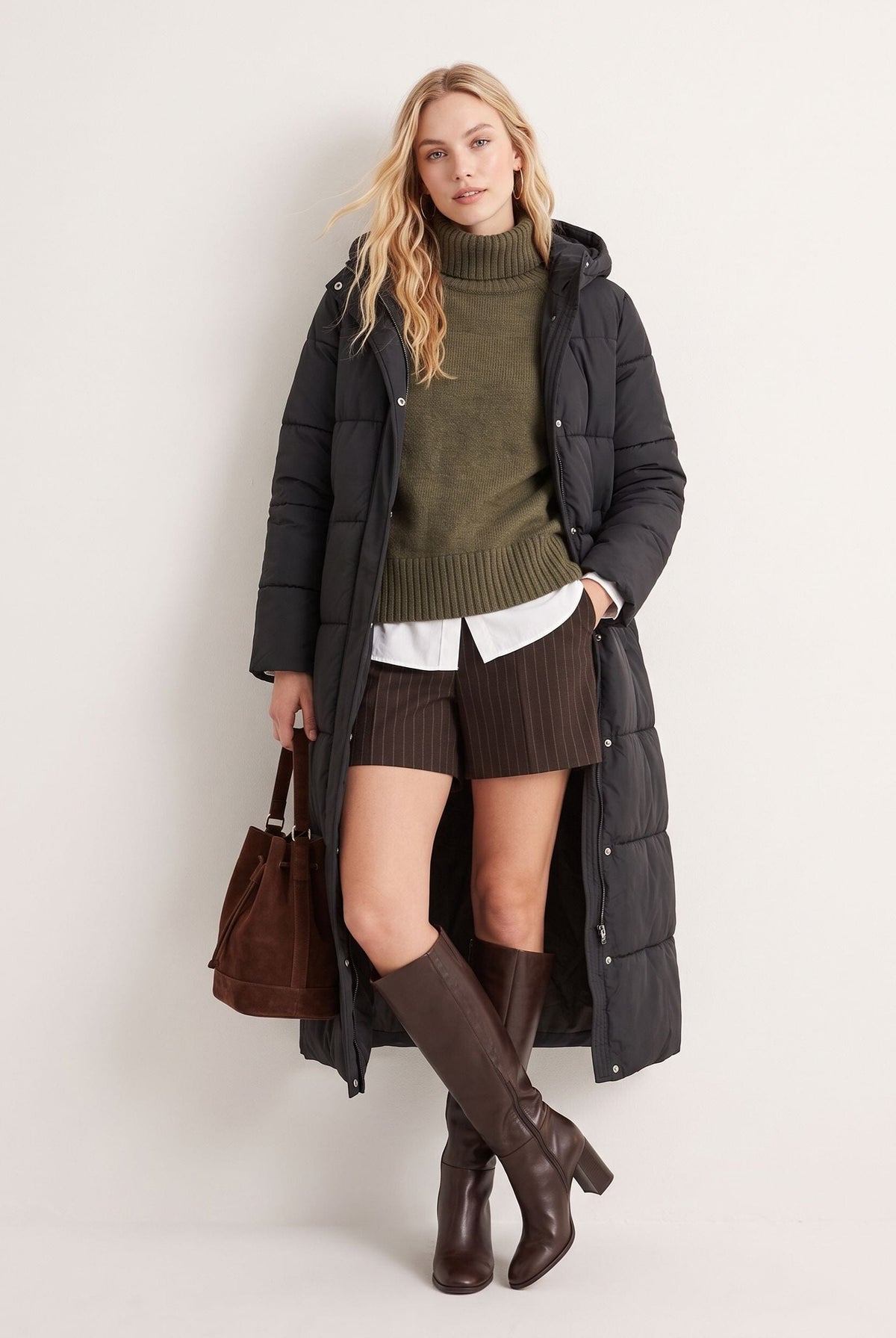 DOUDOUNE - DOUNIA - NOIR MANTEAU NEW KOOKAI Mode Kookai