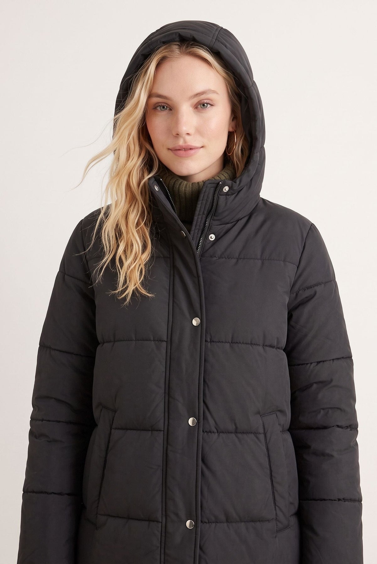 DOUDOUNE - DOUNIA - NOIR MANTEAU NEW KOOKAI Mode Kookai