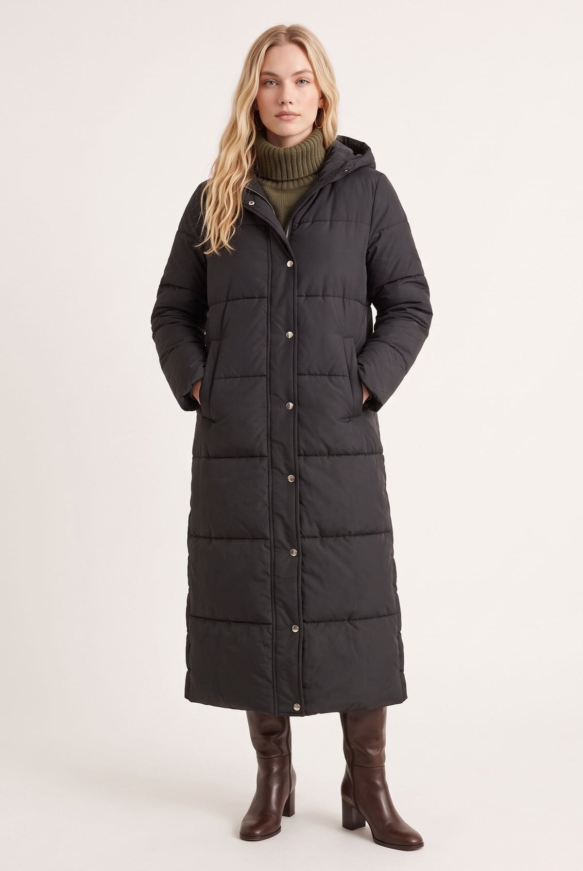 DOUDOUNE - DOUNIA - NOIR MANTEAU NEW KOOKAI Mode Kookai