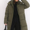 DOUDOUNE LONGUE - BAXTER - KHAKI MANTEAU NEW KOOKAI Mode Kookai