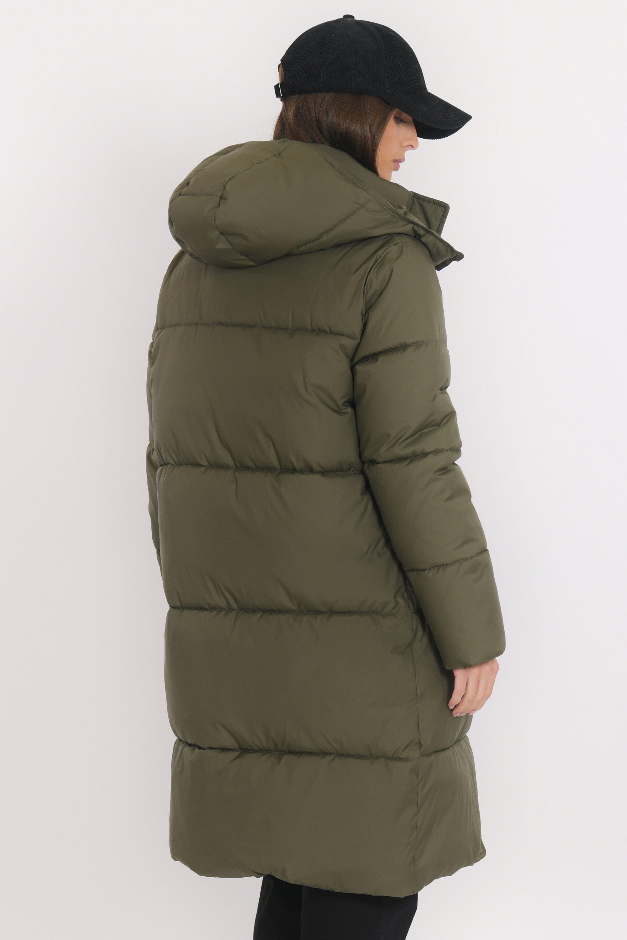 DOUDOUNE LONGUE - BAXTER - KHAKI MANTEAU NEW KOOKAI Mode Kookai